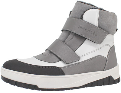 Ботинки Лель оксфорд для мальчика серый м 7-2032